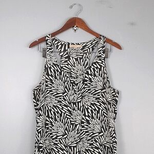 Banana Republic Palm Print Short Mini Halter Top Dress